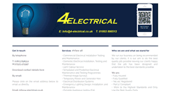 Desktop Screenshot of 4-electrical.co.uk